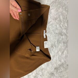 NWT Nine West Brown Tapered Dress Pants Size 12